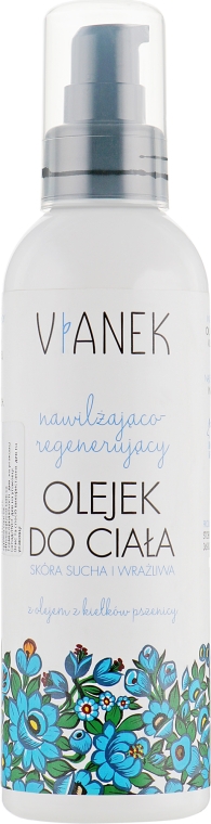 Увлажняющее и регенерирующее масло для тела - Vianek — фото N1