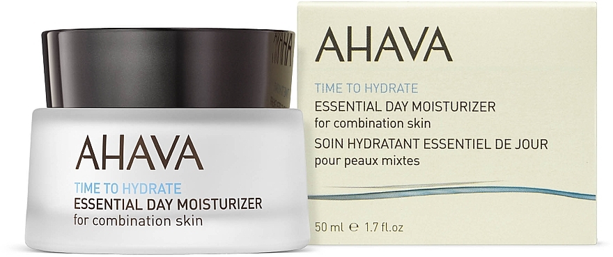Крем зволожуючий для комбінованої шкіри - Ahava Time To Hydrate Essential Day Moisturizer Combination — фото N2