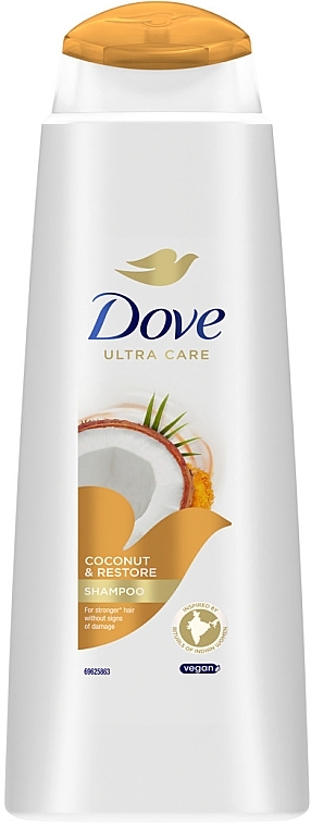 Шампунь "Восстановление" с куркумой и кокосовым маслом - Dove Nourishing Secrets Restoring Ritual Shampoo