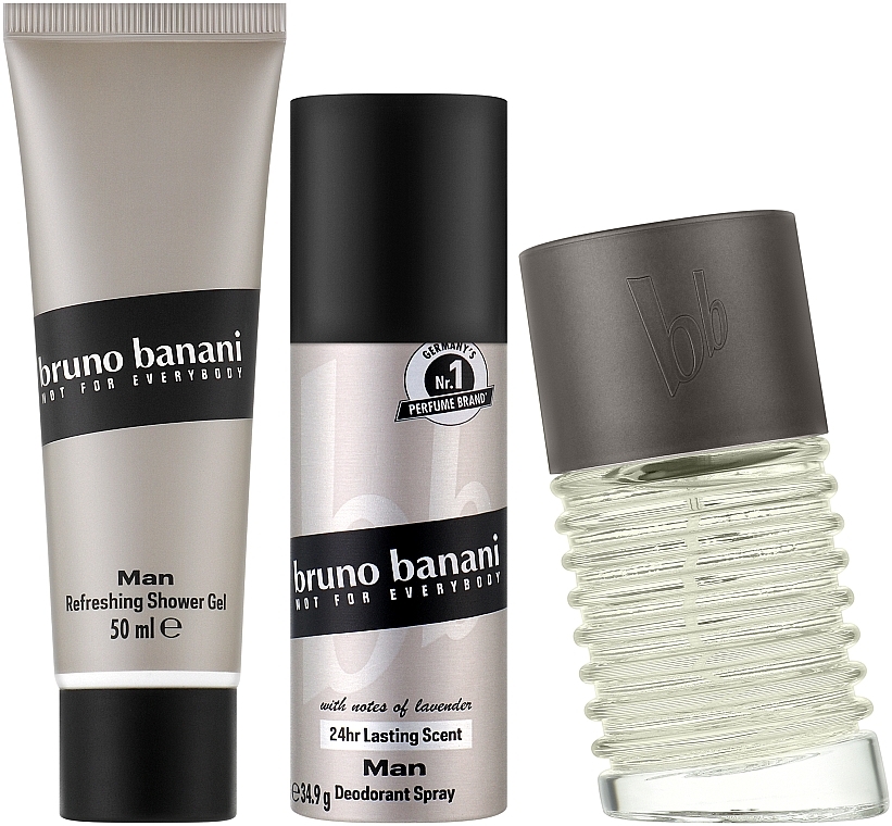 Bruno Banani Man - Набір (edt/50ml + sh/gel/50ml + deo/50ml) — фото N2