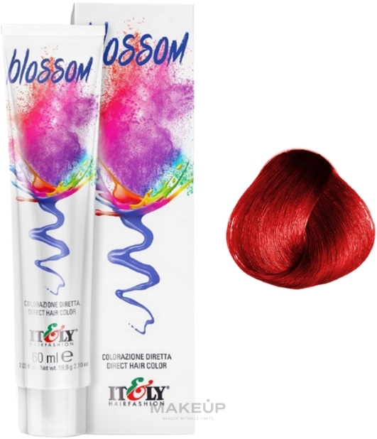 Напівперманентний прямий пігмент для волосся - Itely Hairfashion Blossom — фото Burning Red