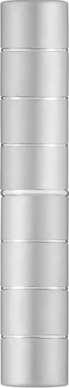 Кисть для макияжа CS-158S телескопическая в алюминиевой тубе, серебро - Cosmo Shop — фото N1