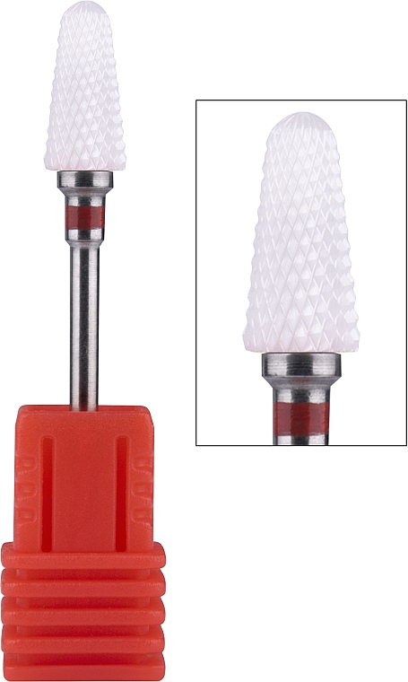 Насадка для фрезера керамическая (F) красная, Big Cone 3/32 - Vizavi Professional
