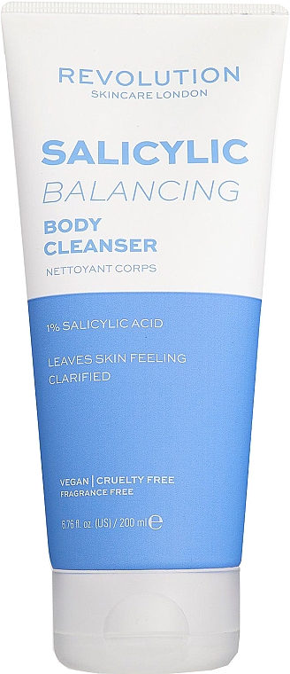 Очищувальний засіб для тіла - Revolution Body Skincare Salicylic Balancing Body Cleanser