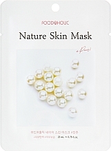 Парфумерія, косметика Тканинна маска з екстрактом перлів - Food A Holic Nature Skin Mask Pearl