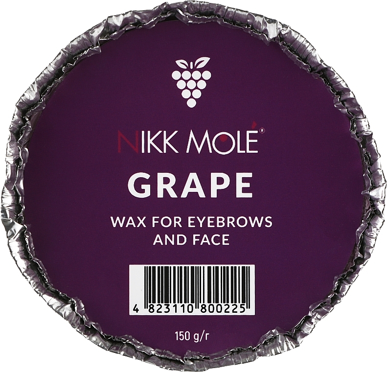 Воск для бровей и лица "Виноград" - Nikk Mole Wax For Eyebrow And Face Grape — фото N1