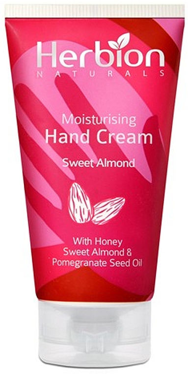 Крем для рук с медом и маслом сладкого миндаля "Увлажняющий" - Herbion Moisturising Hand Cream Sweet Almond