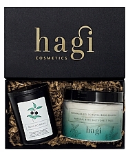 Набор - Hagi Cosmetics Set (b/salt/600g + candle/215g) — фото N1