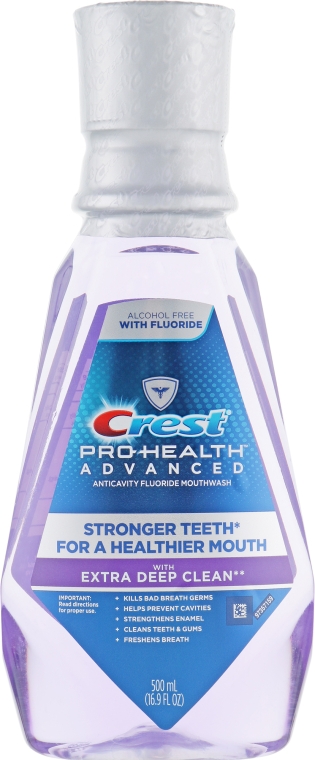 Ополіскувач для порожнини рота - Crest Pro-Health Advanced Mouthwash with Extra Deep Clean Clean Mint — фото N3