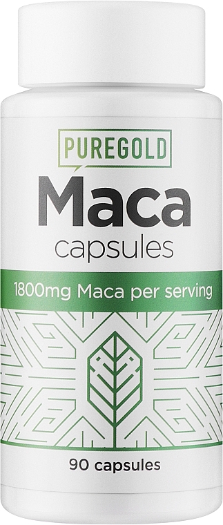 Диетическая добавка "Экстракт маки", 1800 мг - PureGold Maca — фото N1