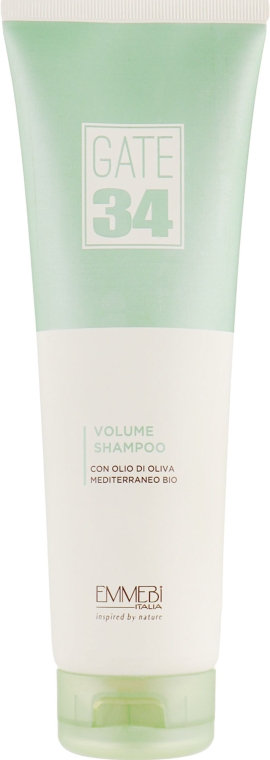 Шампунь для объема с органическим маслом оливы - Emmebi Italia Gate 34 Oliva Bio Volume Shampoo  — фото N1