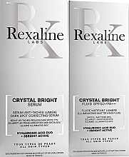 Духи, Парфюмерия, косметика Набор пробников - Rexaline Crystal Bright (serum/1ml + fluid/1ml)