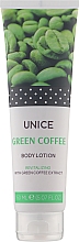 Лосьйон для тіла з екстрактом зеленої кави - Unice Green Coffee Body Lotion — фото N1