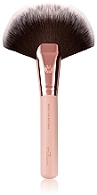 Кисть для хайлайтера, E210, нюд - Luvia Cosmetics Prime Fan Brush Nude — фото N3