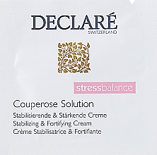 Парфумерія, косметика Крем для обличчя - Declare Stress Balance Couperose Solution (пробник)