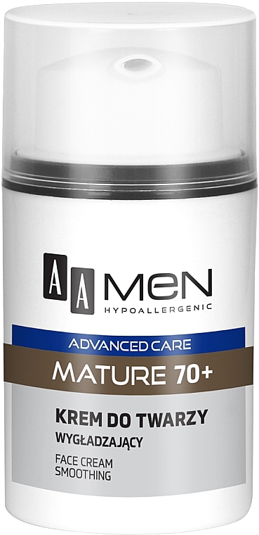 Разглаживающий крем для лица - AA Men Care Mature 70+ Face Cream — фото N2