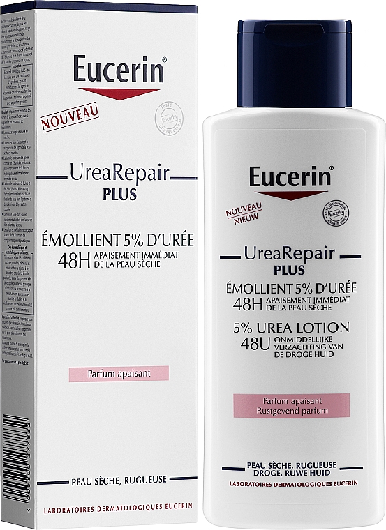 Лосьон для тела - Eucerin Urearepair Plus Lotion 5% Fragrance — фото N2