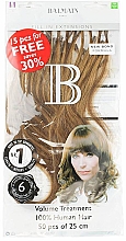 Накладні пасма для нарощування волосся, 25 см - Balmain Prebonded Fill-In Extensions Human Hair — фото N1