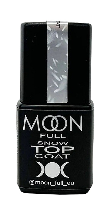 Топ для гель-лаку без липкого шару - Moon Full Snow Top Coat — фото N1