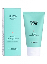 Духи, Парфюмерия, косметика Успокаивающий крем для лица - The Saem Derma Plan Green Calming Cream