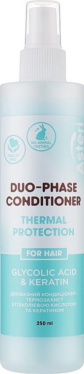 Двофазний кондиціонер для волосся - Asteri Glycolic Acid & Keratin Duo-Phase Conditioner — фото N1