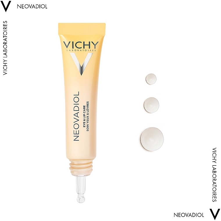 Мультикоригуючий засіб для розгладження зморшок та інтенсивного живлення шкіри навколо очей та губ - Vichy Neovadiol Eyes&Lips — фото N4