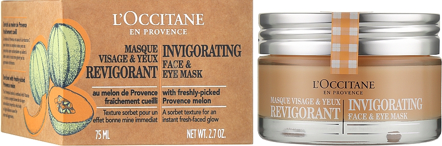 Восстанавливающая маска для лица - L'Occitane Invigorating Face & Eye Mask — фото N2