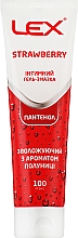 Увлажняющий интимный гель-смазка "Пантенол" с ароматом клубники - Lex Strawberry — фото N2