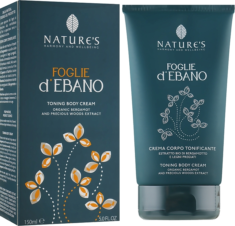 УЦЕНКА Тонизирующий крем для тела - Nature's Foglie d’Ebano Toning Body Cream * — фото N1