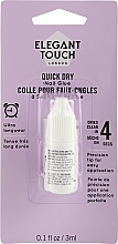 Захисний клей для нігтів - Elegant Touch 4 Second Proctective Nail Glue Clear — фото N1