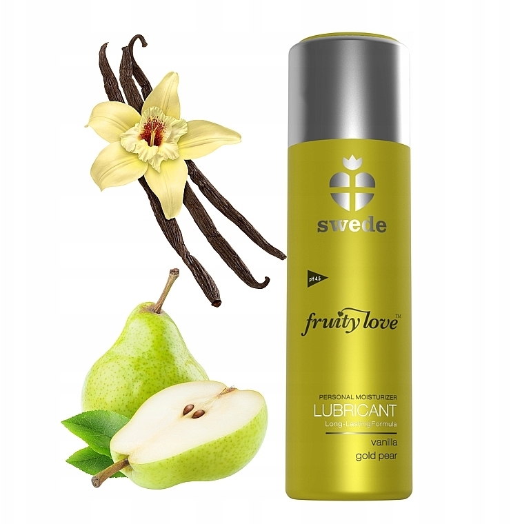 Лубрикант "Ваниль и груша" - Swede Fruity Love Lubricant Vanilla Gold Pear — фото N2