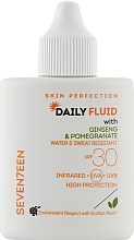 Парфумерія, косметика Крем сонцезахисний SPF 30 - Seventeen Skin Perfection Daily Fluid SPF 30