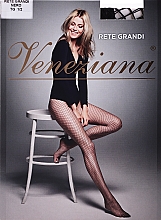 Колготки для жінок "Rette Grandi" у сіточку, nero - Veneziana — фото N1