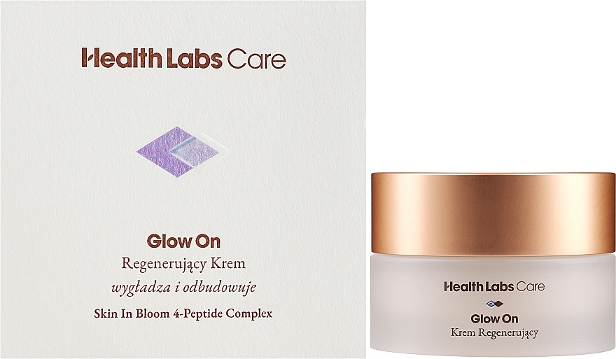 Регенерувальний крем для обличчя - HealthLabs Care Glow On Regenerating Cream — фото N2