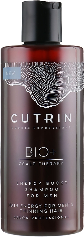 Шампунь від випадіння волосся для чоловіків - Cutrin Bio+ Energy Boost Shampoo For Men * — фото N2