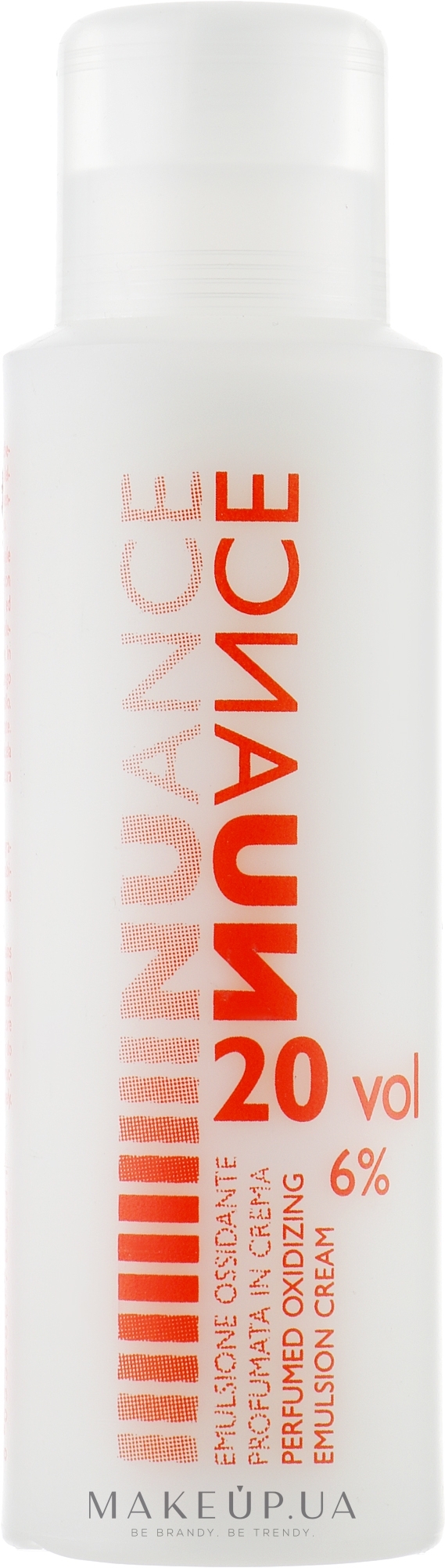Окислювальна емульсія 6% - Nuance Hair Care Oxidizing Cream-Emulsion vol.20 — фото 200ml