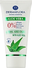 Парфумерія, косметика Крем для рук з алое вера - Dermaflora Natural Hend Cream Aloe Vera