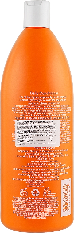 Кондиціонер для щоденного використання - Loma Hair Care Daily Conditioner — фото N6