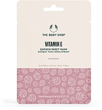 Духи, Парфюмерия, косметика Увлажняющая маска для лица "Витамин Е" - The Body Shop Vitamin E Quench Sheet Mask