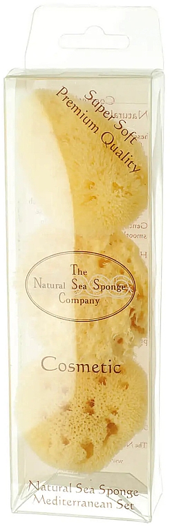 Набор морских губок для душа - Hydrea London Mediterranean Honeycomb & Fina Silk (sponge/3pcs) — фото N1