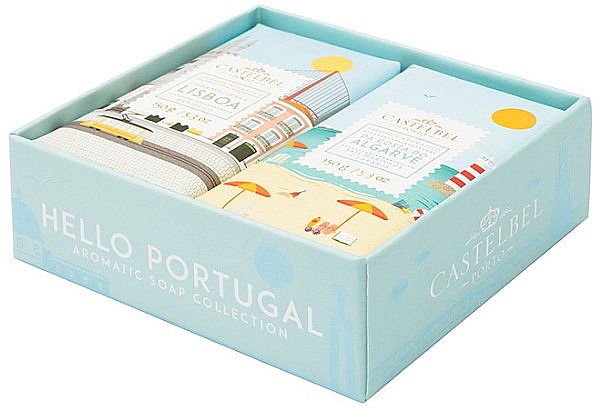 Набор мыла - Castelbel Hello Portugal Soap Set Lisbon & Algarve (soap/2x150g) — фото N1