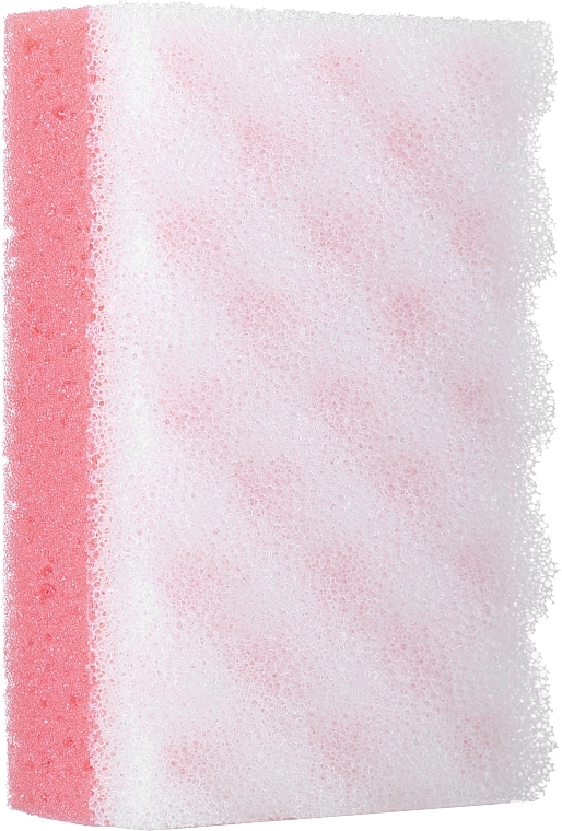 Губка для тіла масажна, рожева - Sanel Balance Prostokat — фото N1