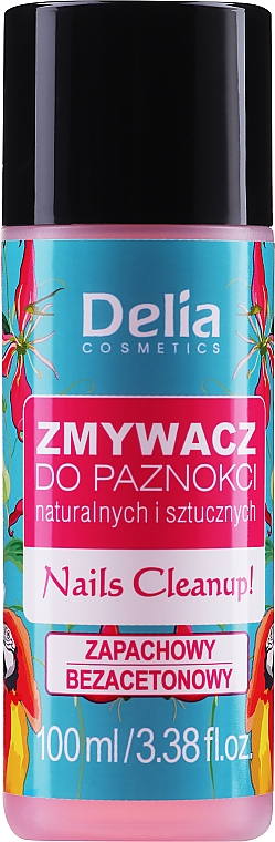 Засіб для знежирення нігтів, без запаху ацетону - Delia Cleaner Nails Cleanup — фото N1