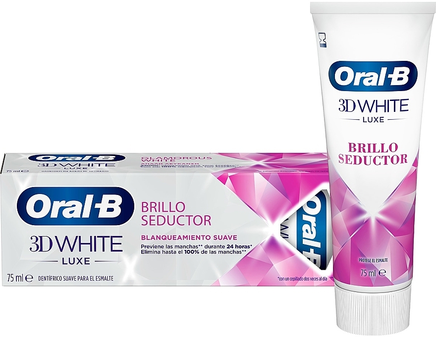 Отбеливающая зубная паста - Oral-B 3D White Luxe Brillo Seductor — фото N2