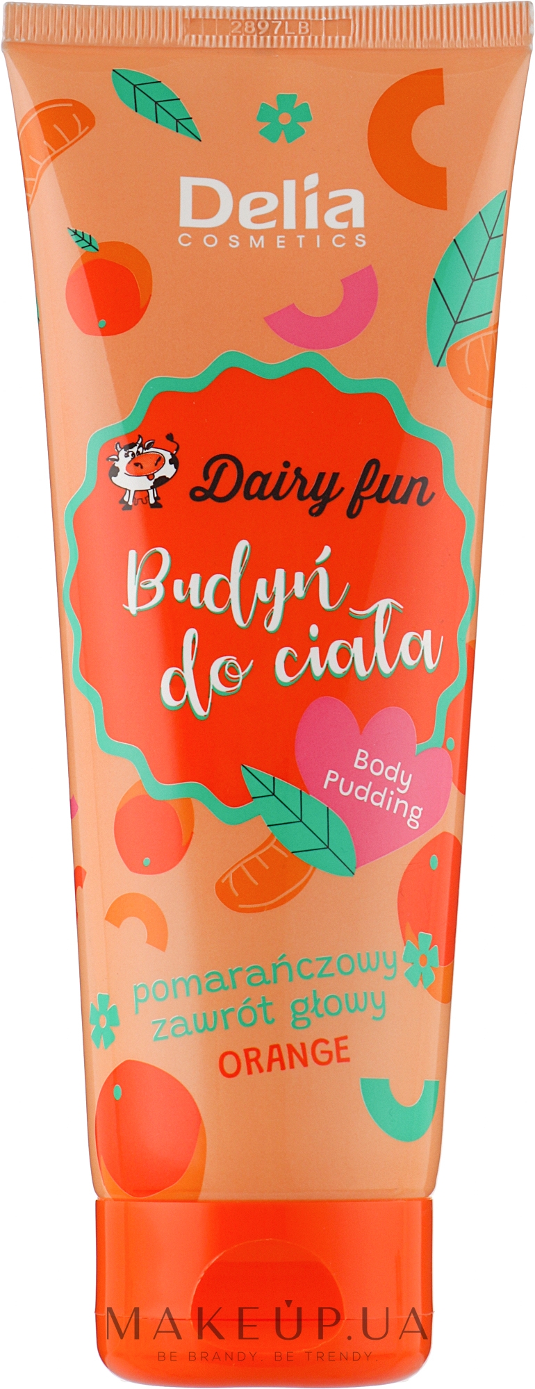 Пудинг для тіла "Апельсин запаморочення" - Delia Dairy Fun — фото 250ml