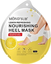 Парфумерія, косметика Живильна маска для ніг - Mond'Sub Lemon Refreshing Nourishing Heel Mask