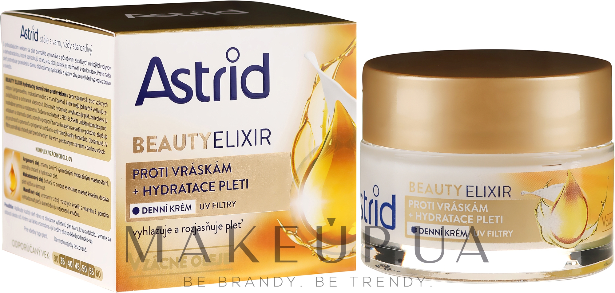 Зволожувальний денний крем проти зморшок - Astrid Moisturizing Anti-Wrinkle Day Cream — фото 50ml