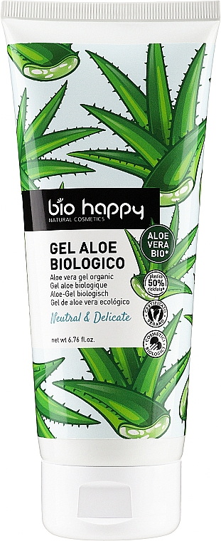 Гель для обличчя та тіла "Алое" - Bio Happy Neutral & Delicate Aloe Gel — фото N1