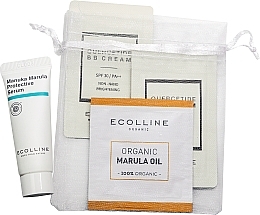 Духи, Парфюмерия, косметика Набор - Ecolline (ser/10ml + oil/1ml + cr/2x1ml + bag)