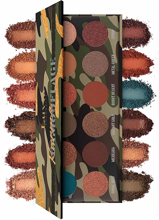 Палетка тіней для повік - Luvia Cosmetics Karmaflage Eyeshadow Palette — фото N2
